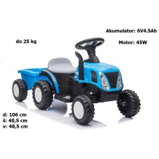 Otroški mini traktor A009 na akumulator 6V