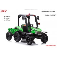 Zelen traktor BLT-206 na akumulator