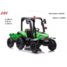Zelen traktor BLT-206 na akumulator - AKCIJA