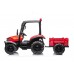 Rdeč otroški traktor na akumulator