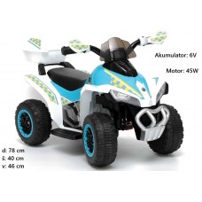 Štirikolesnik GTS1188-A 45W (rdeč, moder, rumen, zelen, policijski)