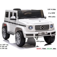 Otroški Mercedes G500 na akumulator 12V + FM radio
