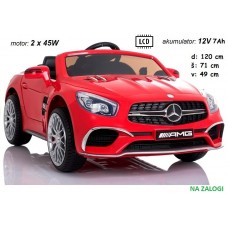 Mercedes SL65 + LCD EKRAN (rdeč)