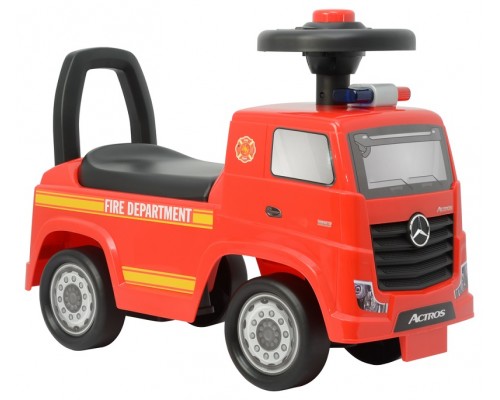 Otroški poganjalec avto Mercedes Actros (rdeč)