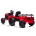 Traktor 24V s prikolico CH9959B (zelen, rdeč) 240W