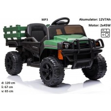 otroški traktor na akumulator BDM0926 (zelen ali rdeč)