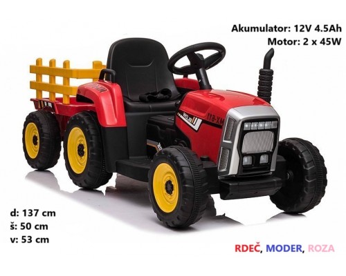 Otroški traktor na akumulator 12V - XMX611 Otroški traktor na akumulator 12V - XMX611