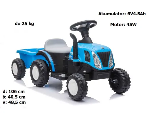 Otroški mini traktor A009 na akumulator 6V Otroški mini traktor A009 na akumulator 6V