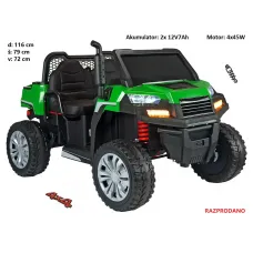 Otroški traktor TONČEK 24V s kiper prikolico