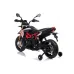 Otroški motor Aprilia A007 na akumulator 12V (črn ali rdeče-črn)