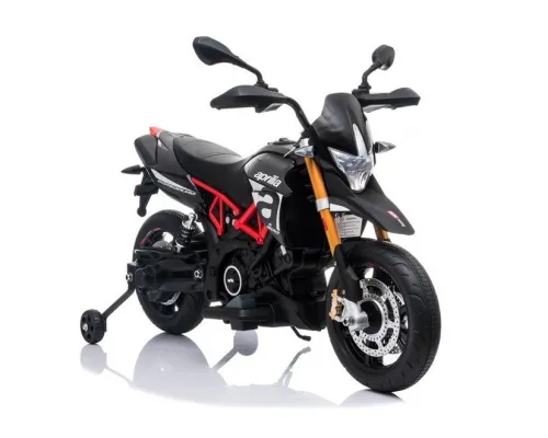 Otroški motor Aprilia A007 na akumulator 12V (črn ali rdeče-črn)