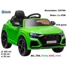 Otroški Audi RS Q8 Sport (bel, črn, zelen, rdeč, roza)