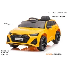 Otroški avto Audi RS6 (rumen, črn, bel, roza) Bluetooth, EVA gume, BRD-2118