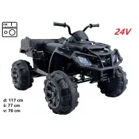 Otroški Quad štirikolesnik 24V (rdeč, bel, črn, zelen)