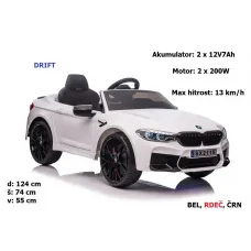 BMW M5 DRIFT (bel, črn, rdeč, moder)