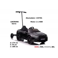 BMW M5 Z ali BREZ ročaja (črn, rdeč, srebrn, bel, moder)