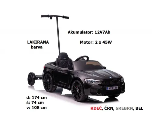 BMW M5 z ročajem ali brez (črn, rdeč, srebrn, bel, moder)