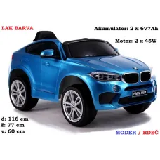 BMW X6M enosed (moder, črn ali bel)