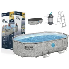 Bazen z okvirjem 427 x 250 x 100 cm; 7250 litrov - Bestway 56946