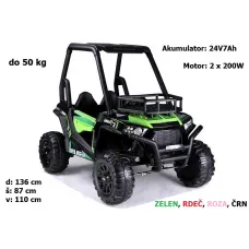 Otroški Buggy JS360-1 (zelen, črn, rdeč) Otroški Buggy JS360-1 (zelen, črn, rdeč)