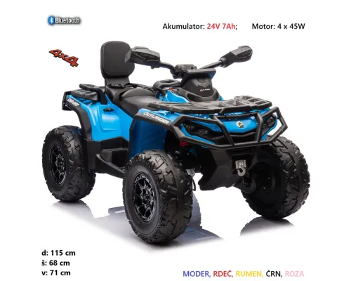Štirikolesnik Can Am Outlander 4x4 DK-CA005 800W