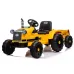 Traktor s prikolico na akumulator 12V7Ah - CH9959 (rumen)