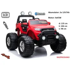 Ford Ranger Monster Truck (rdeč) AKCIJA