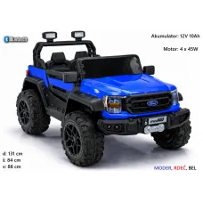 Otroški avto na akumulator Ford Style Speed 800 4x4 (moder, rdeč, bel) 🚗