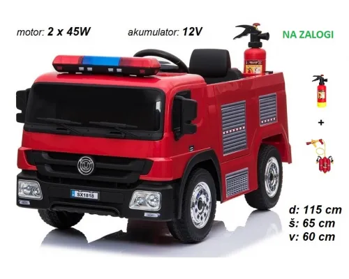 Otroški gasilski tovornjak + gasilska oprema SX1818