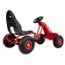 Otroški gokart na pedala A-18; gumijasta kolesa (rdeč) 