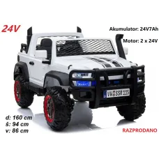 Bel otroški JEEP ysa026 na akumulator 24V7Ah