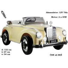 Mercedes 300S (bež ali črn) LS-618 12V, EVA gume Mercedes 300S (bež ali črn) LS-618 12V, EVA gume