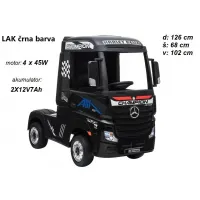 Mercedes Actros (LAKIRAN črn + MP4 LCD ekran)