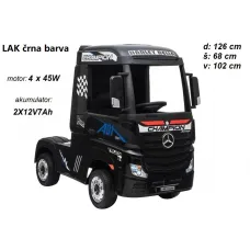 Mercedes Actros (LAKIRAN črn + MP4 LCD ekran)