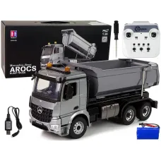Mercedes Arocs - kovinski kiper tovornjak + R/C Aplikacija E590-003