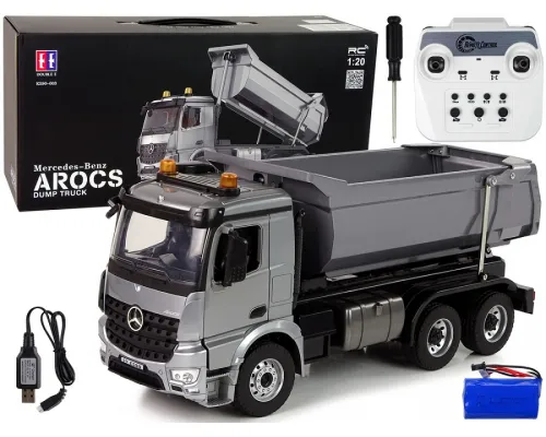 Mercedes Arocs - kovinski kiper tovornjak + R/C Aplikacija Mercedes Arocs - kovinski kiper tovornjak + R/C Aplikacija