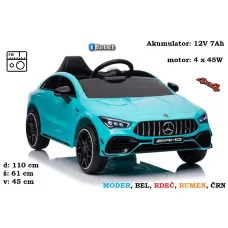 Mercedes CLA 45s AMG 4x4; 12V (moder, bel, črn, rdeč, rumen) XMX628