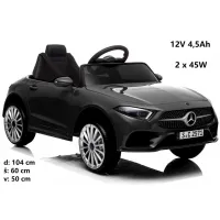 Črn otroški Mercedes CLS 350 na akumulator 12VAh