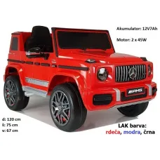 Otroški Mercedes G63 (rdeč, bel, črn ali moder) BBH-0003