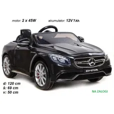 Mercedes S63 (LAK črn)