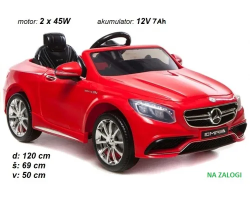Mercedes S63 (rdeč) Mercedes S63 (rdeč)