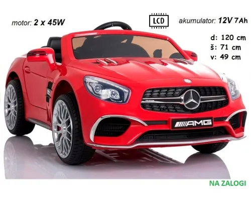 Mercedes SL65 + LCD ekran (rdeč) Mercedes SL65 + LCD ekran (rdeč)