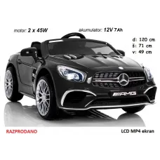 Otroški avto Mercedes SL65 (LAK črn) Otroški avto Mercedes SL65 (LAK črn)