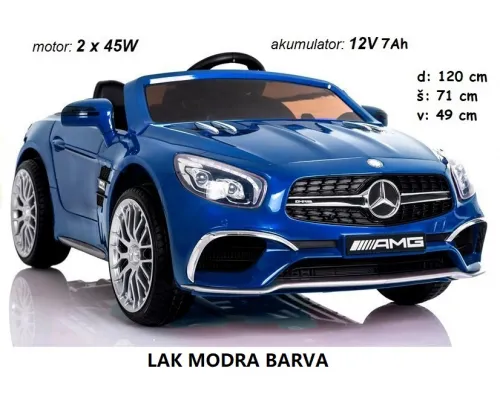 Otroški avto Mercedes SL65 (LAK moder) Otroški avto Mercedes SL65 (LAK moder)