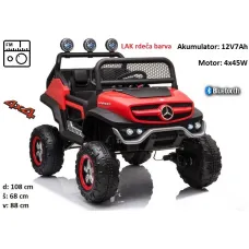 Mercedes Unimog S (moder, črn, bel, zelen) 4x4; 12V Mercedes Unimog S (moder, črn, bel, zelen) 4x4; 12V
