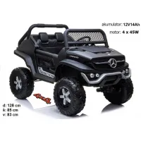 Mercedes Unimog XL dvosed (črn)