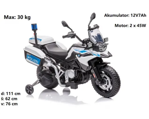 Otroški policijski motor BMW JT5002B