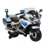 Otroški policijski motor BMW 45W (srebrn)