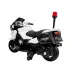 Otroški policijski motor na akumulator 12V 7Ah - YSA021A (črno-bel)
