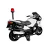 Otroški policijski motor na akumulator 12V 7Ah - YSA021A (črno-bel)